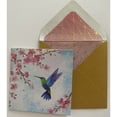 thumbnail image 1 of NIQUEA.D, Hummingbird and Cherry Blossom Enclosure Card, 1 of 4