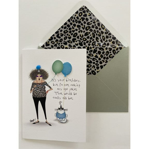 NIQUEA.D, Old Bat Birthday Card