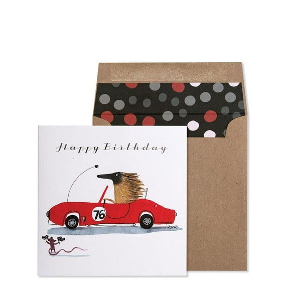 NIQUEA.D, Race Car Birthday Card