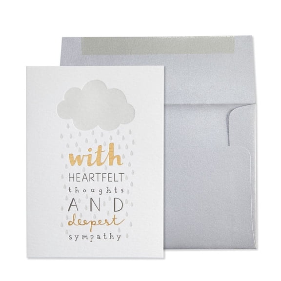 NIQUEA.D, Raindrop Sympathy Card
