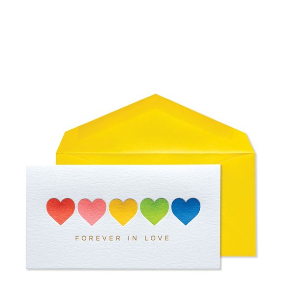NIQUEA.D, Row of Hearts Friendship Card