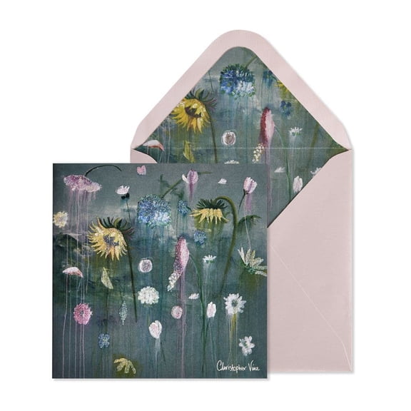NIQUEA.D, Scatter Floral Blank Card