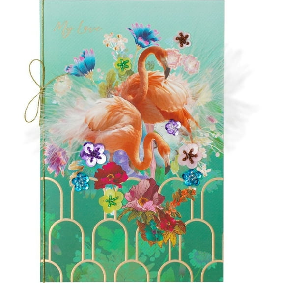 NIQUEA.D, Two Flamingos Collector's Edition Romance Friendship Card