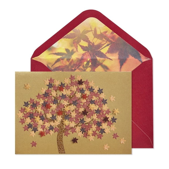 NIQUEA.D, Vellum Japanese Maple Tree Blank Card