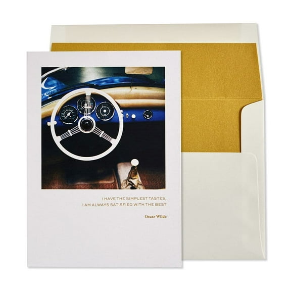 NIQUEA.D, Vintage Car Birthday Card