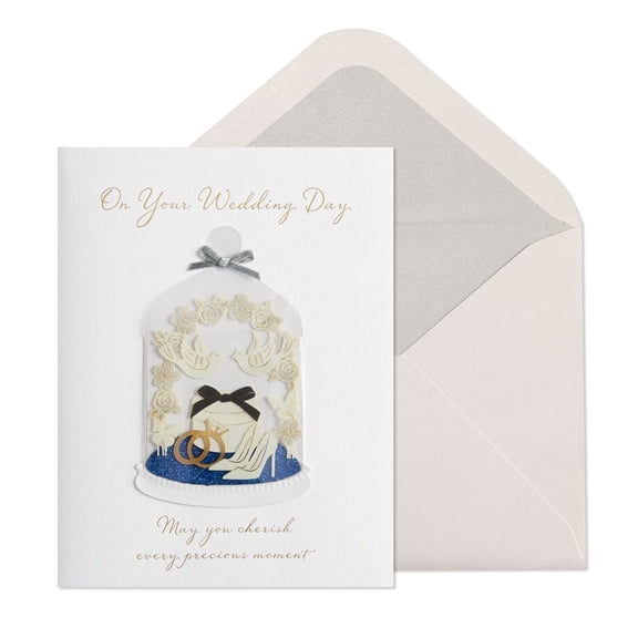 NIQUEA.D, Wedding Cloche Wedding Card