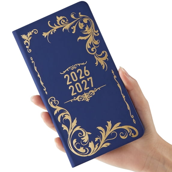 NIRMIRO 2026-2027 A6 Pocket Planner, July 2026 to June 2027 Weekly & Monthly Academic Planner, 3.8''×7'' with Monthly Tabs & Inner Pocket, Mini Agenda Book for Purse & Productivity