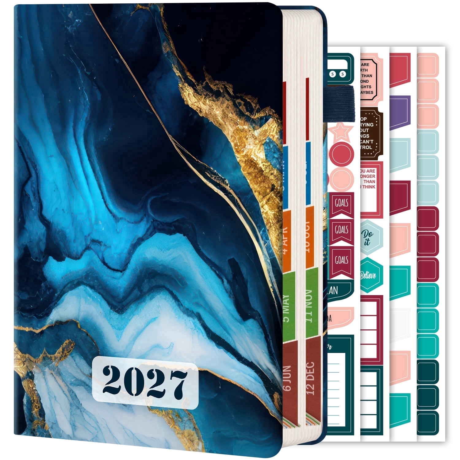 NIRMIRO 2027 Daily and Monthly Planner,(Jan 2027 - Dec 2027) Hardcover ...