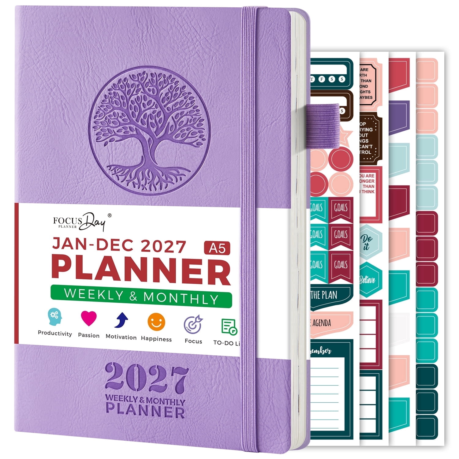 NIRMIRO 2027 Planner, Jan.2027 - Dec.2027 Weekly & Monthly Planner with ...