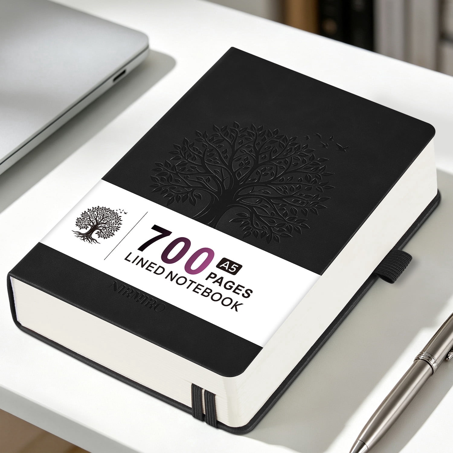 Note Pages College Ruled NIRMIRO A5 Lined Notebook, 700 Pages College Ruled Hardcover Journal ...