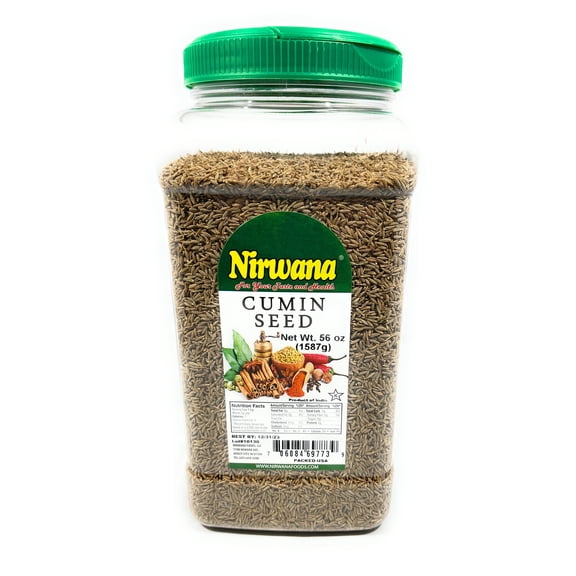 NIRWANA CUMIN SEED 3.5 LB (1587G) 56 OZ