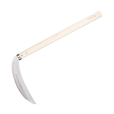 NISAKU NJP135 MIKADUKIGAMA Japanese Stainless Steel Grass Sickle, 7.5-Inch Blade