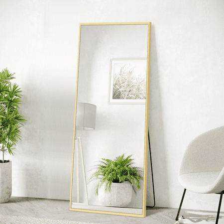 NISHCON Full Length Mirror 64" x 21" Rectangle Floor Mirrors for Standing Full Body Dressing Mirror
