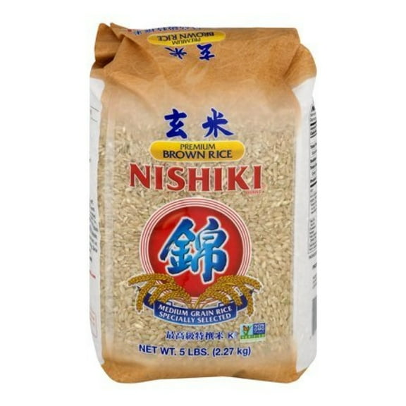 Nishiki Premium Brown Rice, 10 Pounds (2 Bags of 5 Lb)