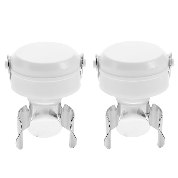 NISHUNA 2Pcs Wine Stoppers Bottle Stoppers Stainless Steel Wine Stoppers Bottle Plugs