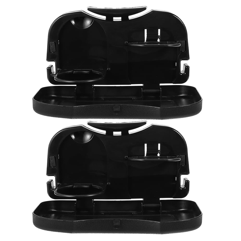 1 Pc Car Backseat Food Travel Dining Meal & Snaks Tray & Cup Holder for All Cars (Black) main image 0