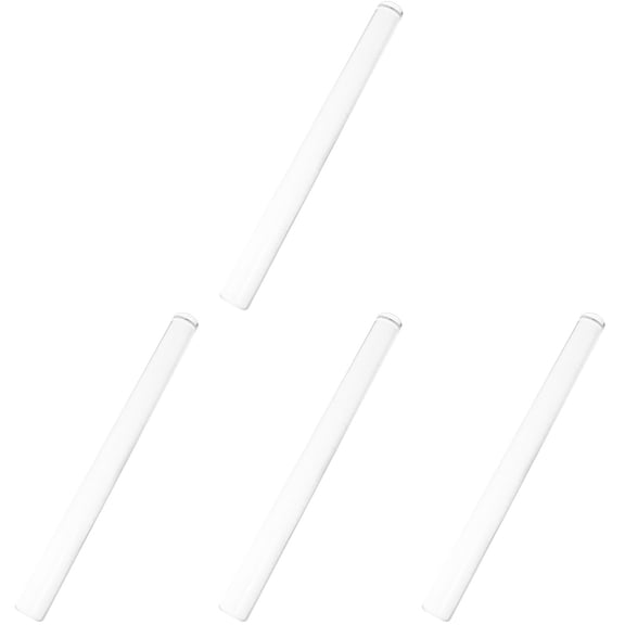 NISHUNA 4pcs Acrylic Roller Pin Dough Rolling Pin Multi-function Dumpling Roller Pin Dough Rolling Stick