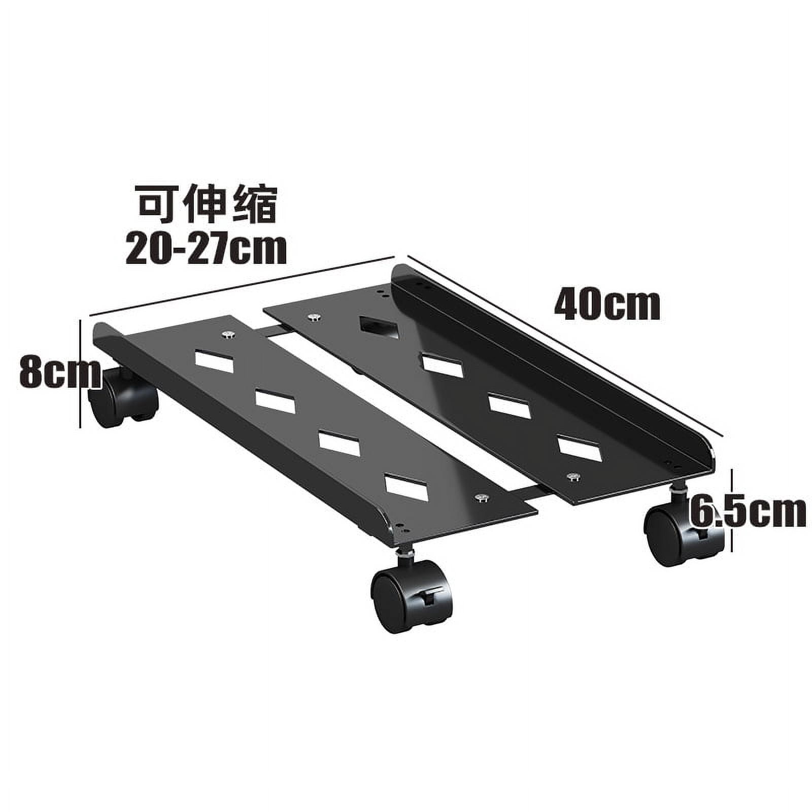 NISHUNA Adjustable Stand Computer Tower Stand Cpu Tower Rack With 4 ...