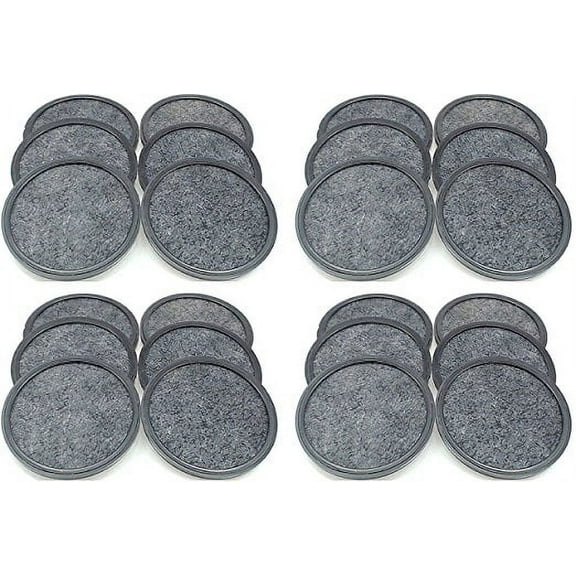 NISPIRA 24 Replacement Charcoal Water Filters for Mr. Coffee Machines