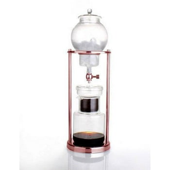 NISPIRA Luxury Ice Cold Brew Dripper Coffee Maker in Stainless steel, 600 ml Copper