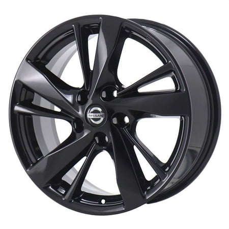 Detroit Wheel & Tire 17" OEM Wheel Rim 5-114.3 17x7.5 inch 5 Lug, Gloss Black for Nissan Altima