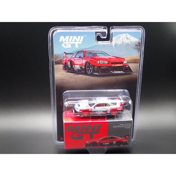 NISSAN LB-ER34 SUPER SILOUETTE CHASE 843 TSM MODEL MINI GT 1/64 SCALE MIJO 2025