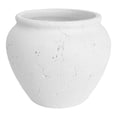 thumbnail image 1 of Moe's Home Collection Nisso Decorative Vessel 10In White Stone Vases, 1 of 3