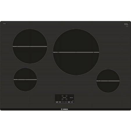 Bosch - 500 Series 30" Built-In Electric Induction Cooktop with 4 elements - Black