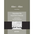 thumbnail image 1 of NITA Allen v. Allen: Deposition File, Respondent's Materials, (Paperback), 1 of 1