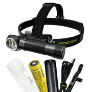 NITECORE HC35 2700 Lumen USB Rechargeable 21700 Headlamp and LumenTac Battery Case