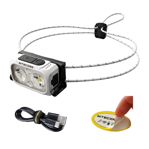 NITECORE NU21 360 Lumen Ultralight Rechargeable Headlamp + NITECORE Sticker