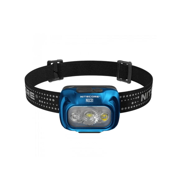 Nitecore NU31 LED Rechargeable Headlamp, 550 Lumens, Blue