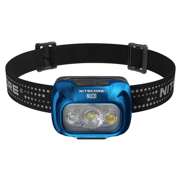Nitecore NU31 LED Rechargeable Headlamp, 550 Lumens, Blue
