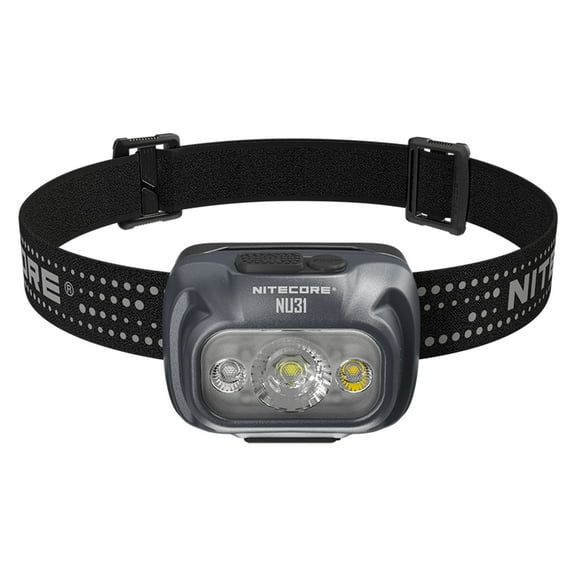 NITECORE NU31 550 Lumen LED Rechargeable Headlamp (Grey)