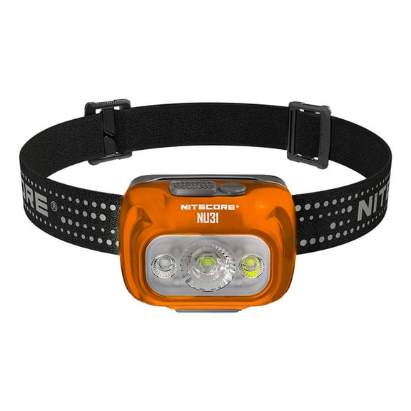 NITECORE NU31 550 Lumen LED Rechargeable Headlamp (Orange)