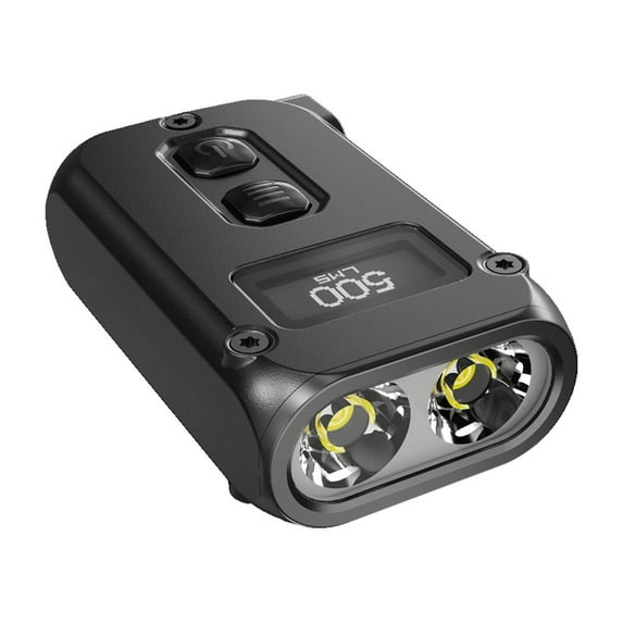 NITECORE TINI 2 Dual OSRAM P8 LED USB Rechargeable Keychain Light -500 Lumen USB-C Rechargeable Keychain Flashlight - 500 Lumen (Black)