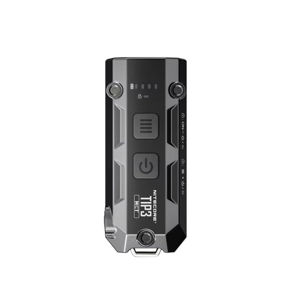 NITECORE TIP3 EDC Keychain Flashlight, 720 Lumens, USB-C Rechargeable, Multiple Color Temperatures, Ultra Lightweight (30g)