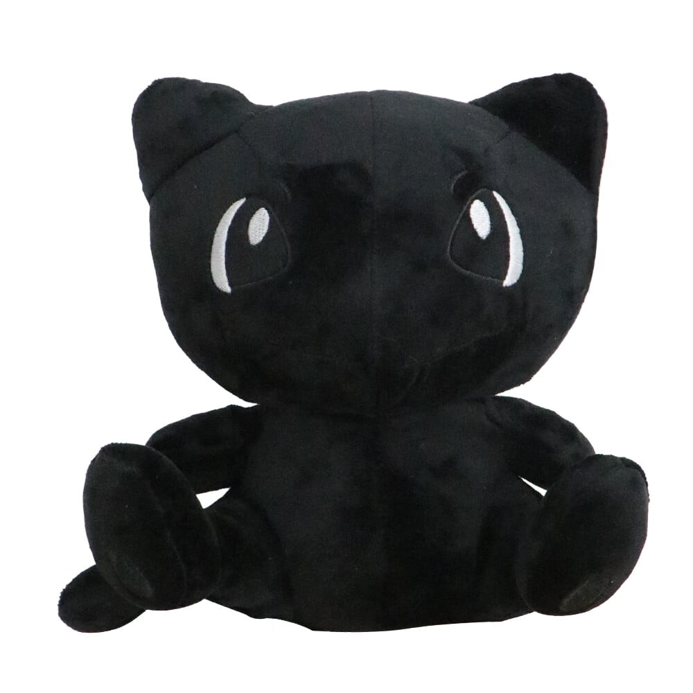NIUB Plush Toy Black Mew Stuffed Animal, Cute Game Doll for Collectible Cartoon Gift, Boys Girls