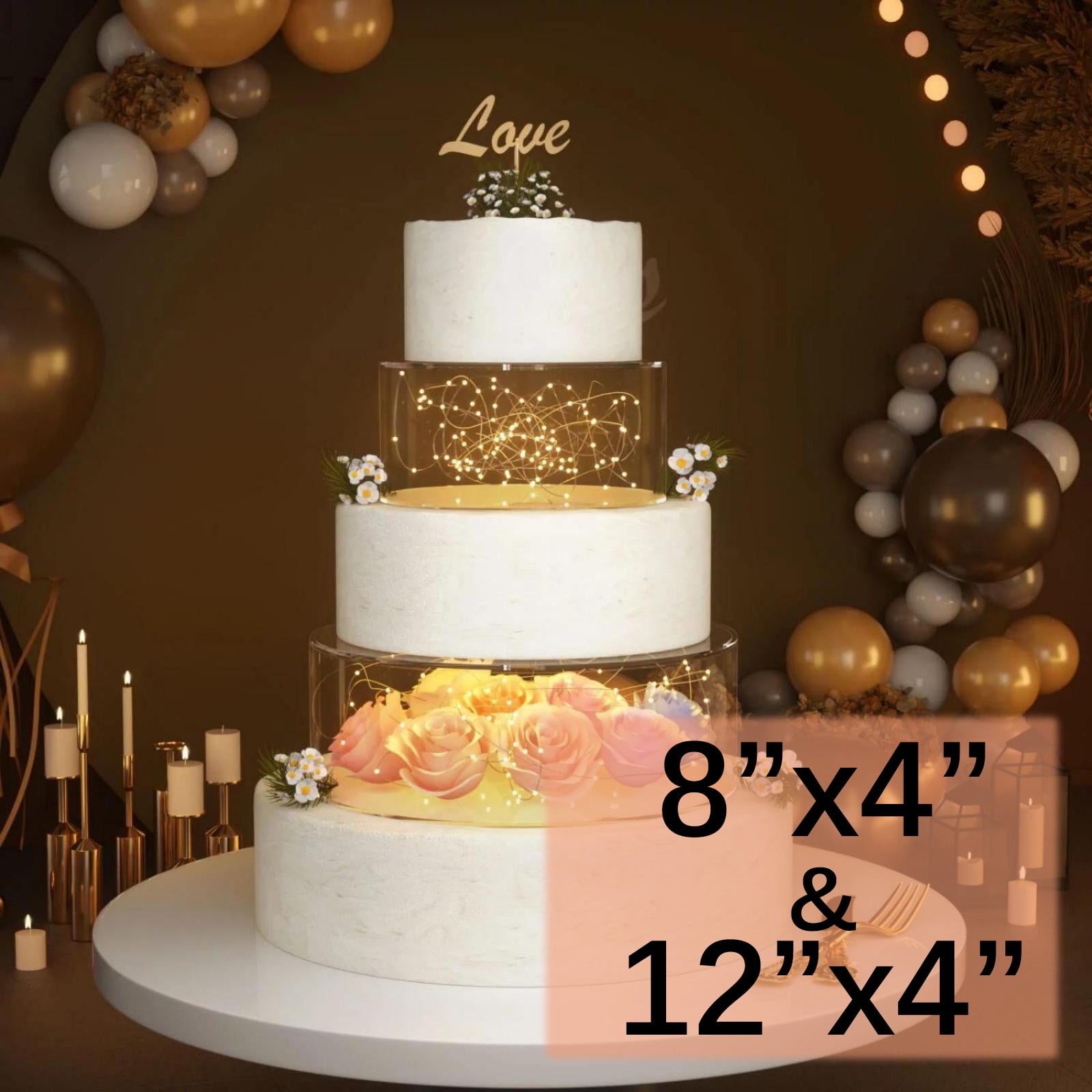 12 inch wedding cake stand hotsell