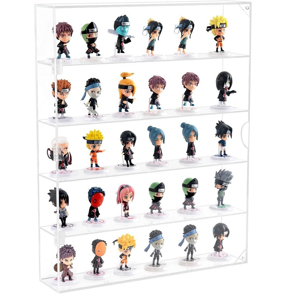 Set Of 5 Clear Acrylic Risers - U-Shaped Display Stands For Counters, Shelves & Showcases
