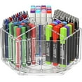 thumbnail image 1 of NIUBEE Acrylic Pen Holder Pencil Organizer, 360-Degree Rotating Pencil Holder, Crayon Organizers Marker Holder Caddy Art Supply Organizer for Desk, Desk Organizer for Office Home, 1 of 9
