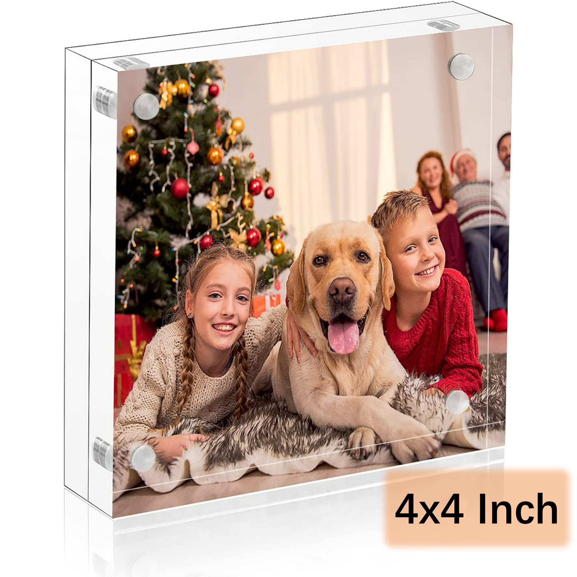 Niubee Acrylic Sign Holder 5x7, Wall Mount Sign Holder