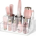 thumbnail image 1 of NIUBEE Hair Tool Organizer Acrylic Hair Dryer Holder, Hair Tools Storage, Countertop Blow Dryer Holder, Cosmetic Storage Organizer, Vanity Caddy Storage Stand for Makeup, 1 of 9