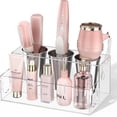 thumbnail image 1 of NIUBEE Hair Tool Organizer, Acrylic Hair Accessories Organizer, Hair Tools Storage, Countertop Blow Dryer Holder, Vanity Caddy Countertop Organizer for Makeup, Accessories, Toiletries, 1 of 9