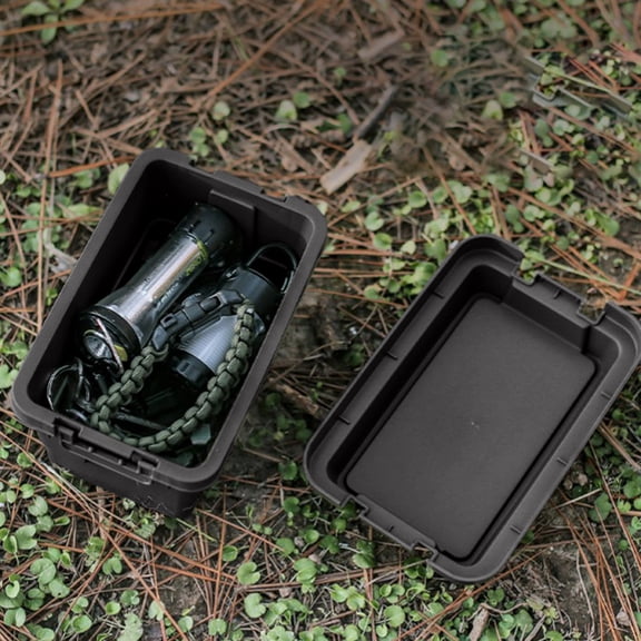 NIUBWJL 1-Piece Camping Spice Kit with Storage Box, with Leakproof Lids, Portable Seasoning Set for Hiking, RV Travel & BBQ, Compact & Durable Spice Organizer