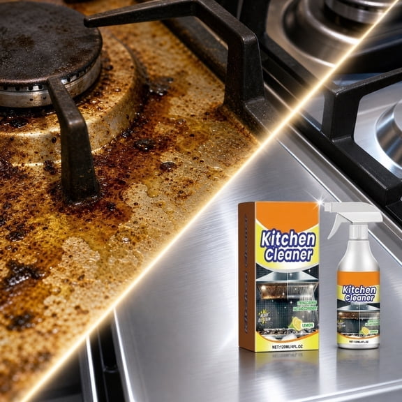 NIUBWJL 120ml Kitchen Degreaser Heavy Duty Cleaner For Stove And Range Hood