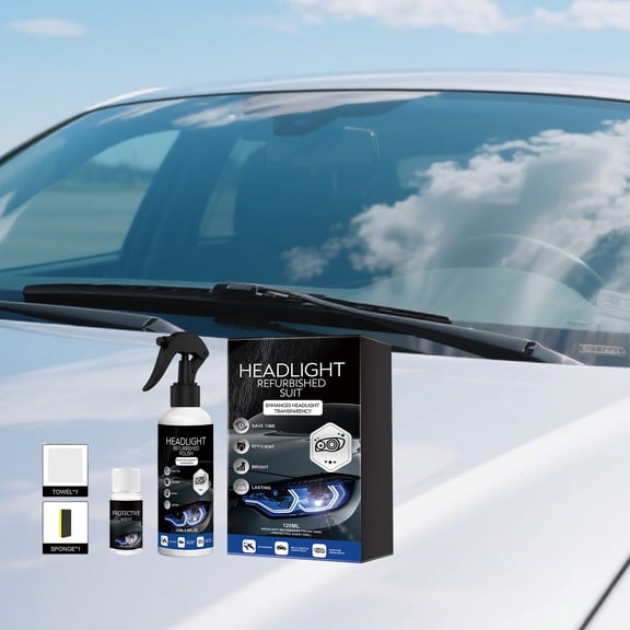 NIUBWJL 190ml Headlight Restoration Kit Car Headlights Nursing Set Improves Oxidation Yellowing And Brightness It Is To Operate Car Headlights Restorer Convenient