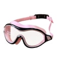 thumbnail image 1 of NIUBWJL Adult Waterproof Large Frame Swimming Goggles With PC Lenses Against-Fogs Coating Silicone Fits For Comfortion And Training, 1 of 5