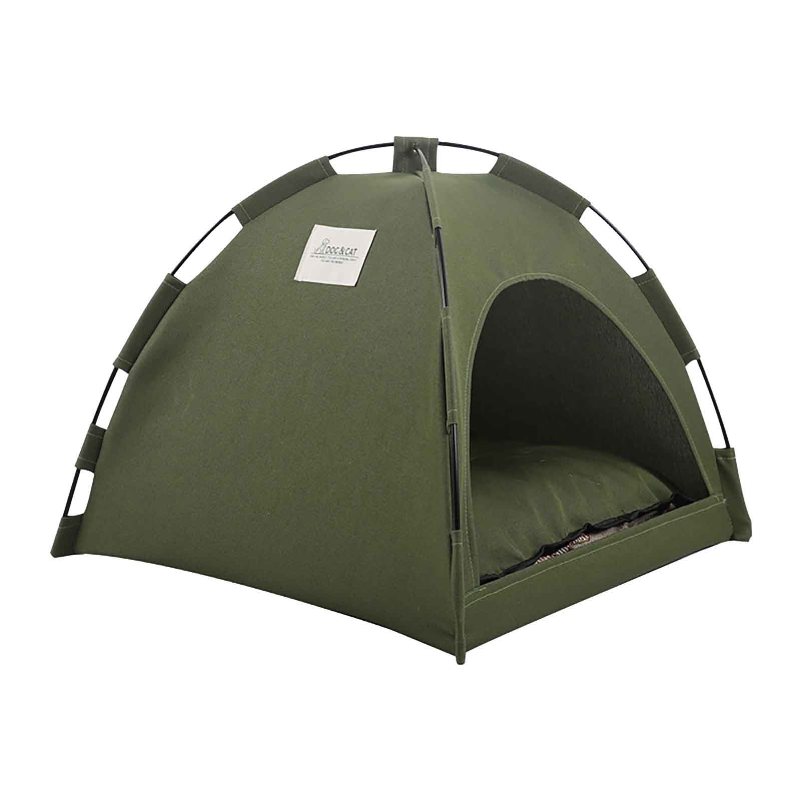 NIUBWJL Cat Tent, Kitten Tent Cave Nest Bed, Portable Pet Cats Tents House for Little Dog, Folding House with Soft Mat for Small Animals All Seasons Indoor and Outdoor