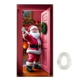 thumbnail image 1 of NIUBWJL Christmas Door Cover Decoration Christmas Door Cover Door Hanging Party Decoration Door Cover Tapestry, 1 of 7